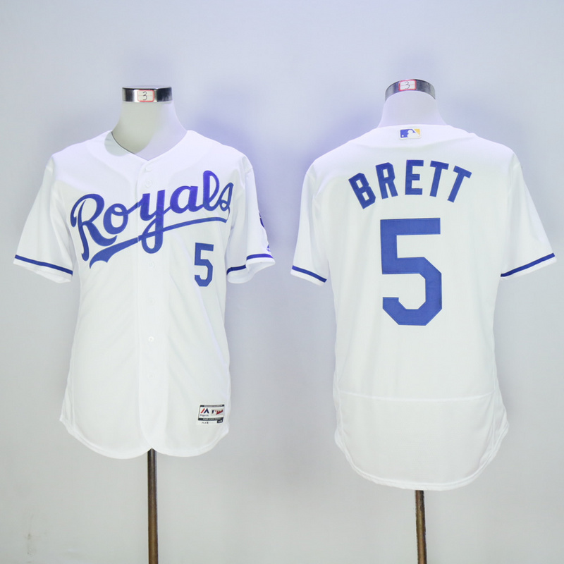 Men Kansas City Royals #5 Brett White Elite MLB Jerseys